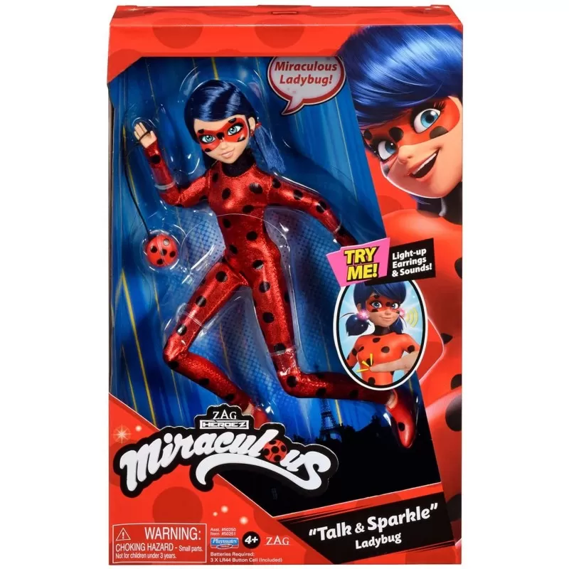 Mu eca Miraculous Ladybug con luces y sonidos