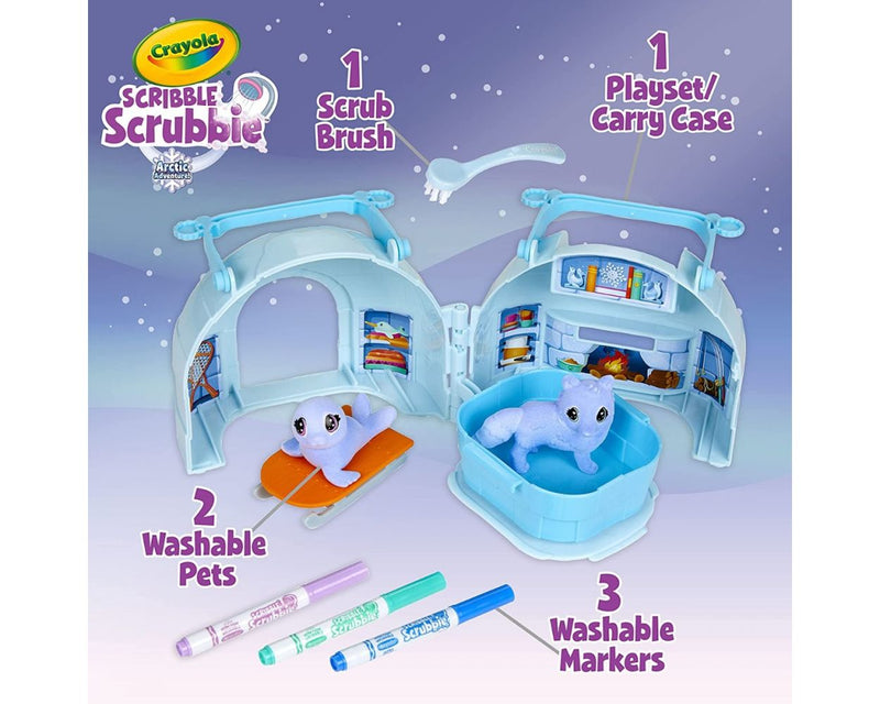 CRAYOLA COLOR PETS SCRUBBIE ARCTIC IGLOO
