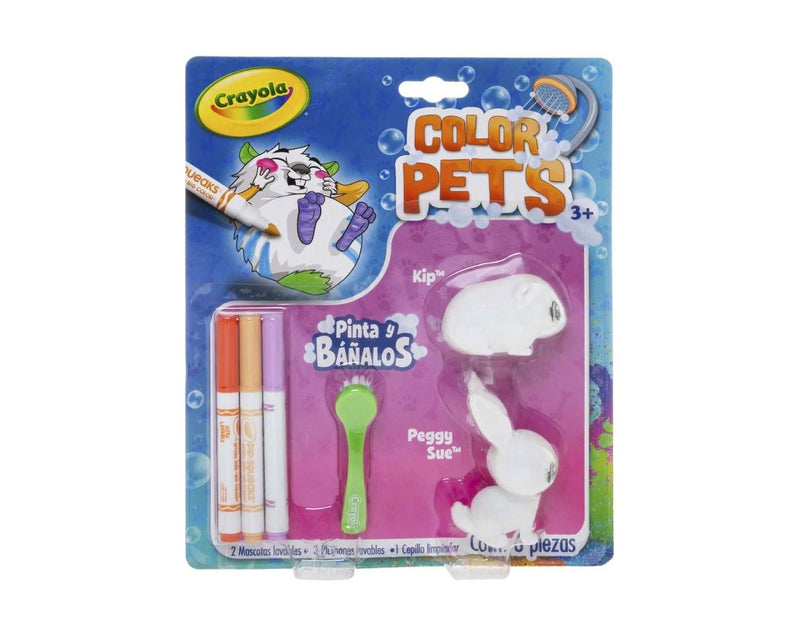 COLOR PETS HAMSTER Y CONEJO CRAYOLA