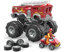 MEGA CONSTRUX HOT WHEELS 5 ALARM MONSTER TRUCK & ATV