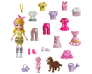 POLLY POCKET DOLL & 18 ACCESSORIES