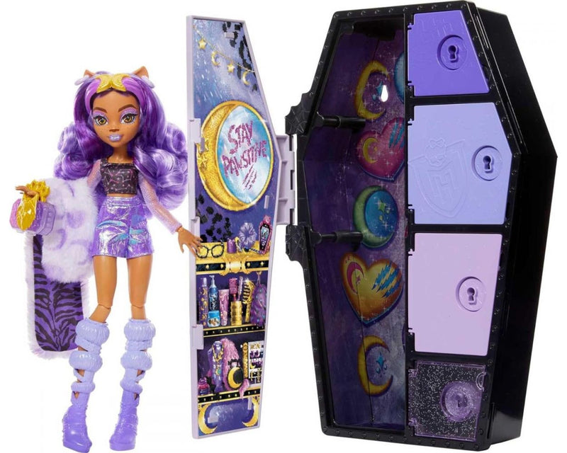 MONSTER HIGH MUÑECA SKULLTIMATES DESTELLOS DE HORROR CLAWDEEN