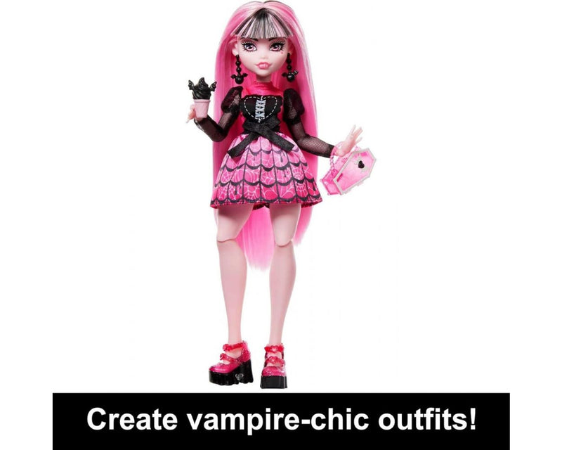 MONSTER HIGH MUÑECA SKULLTIMATES DESTELLOS DE HORROR DRACULAURA