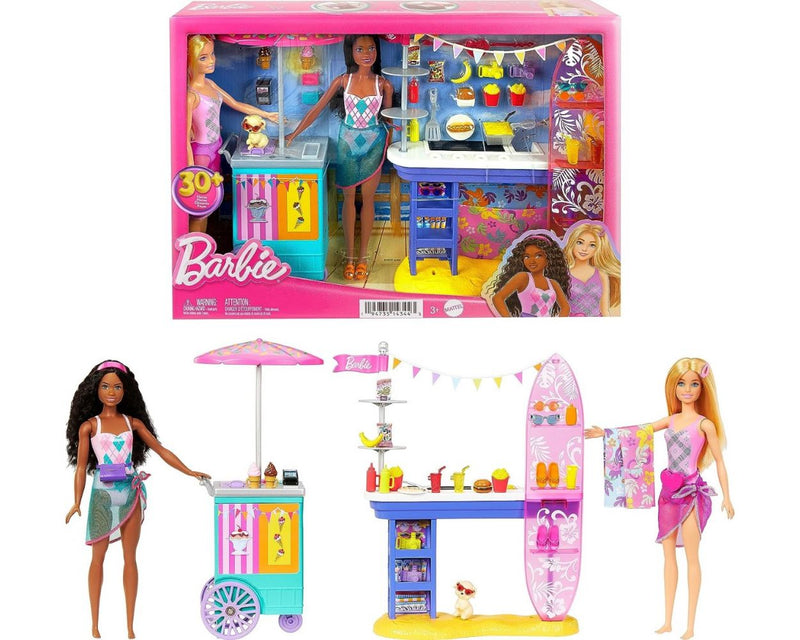 BARBIE IT TAKES TWO SET DE JUEGO PASEO EN LA PLAYA