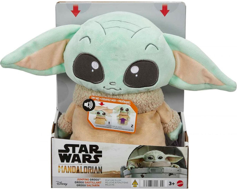 PELUCHE STAR WARS GROGU SALTARÍN CON SONIDOS