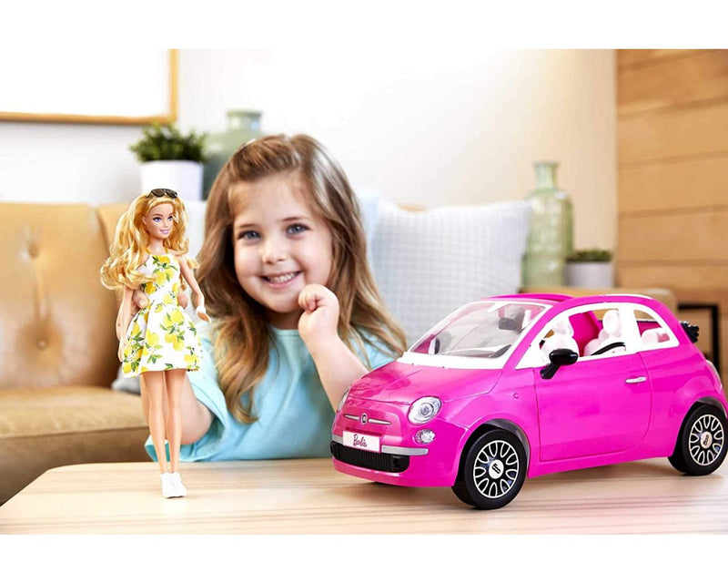 BARBIE FIAT CON MUÑECA