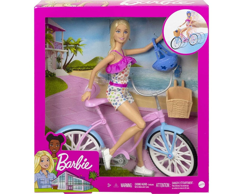 BARBIE MATTEL PASEO EN BICICLETA