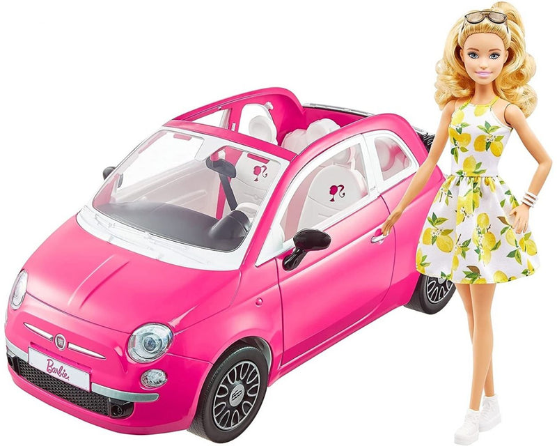 BARBIE FIAT CON MUÑECA