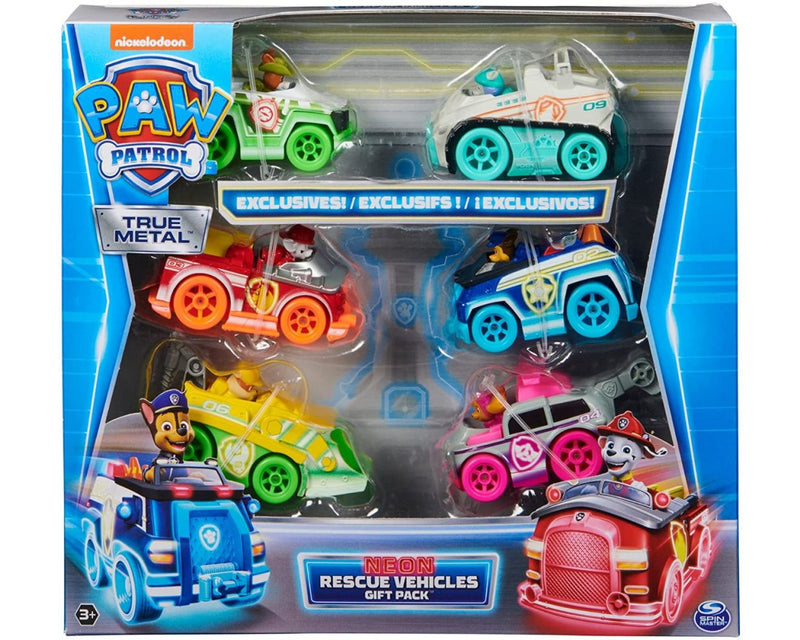 PAW PATROL TRUE METAL NEON RESCUE VEHICLE