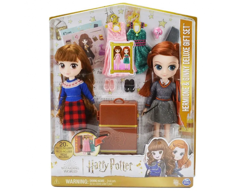 HARRY POTTER DELUXE GIFT SET COM HERMIONE E GINA