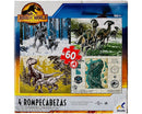 NOVELTY ROMPECABEZAS JURASIC WORLD 4 EN 1