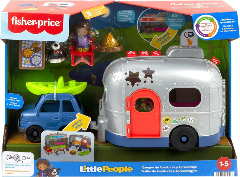 Fisher-Price Little People Camper de Aventuras y Aprendizaje