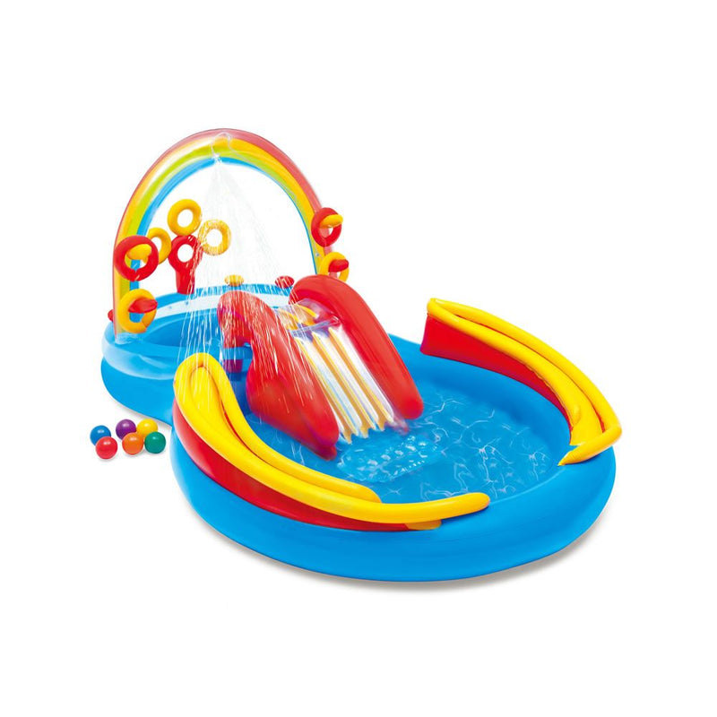 Centro Divertido de Juegos Inflable Arcoiris Intex