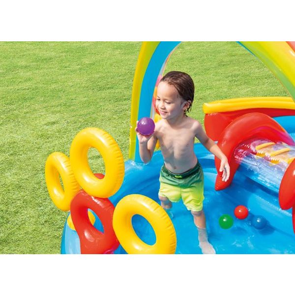Centro Divertido de Juegos Inflable Arcoiris Intex