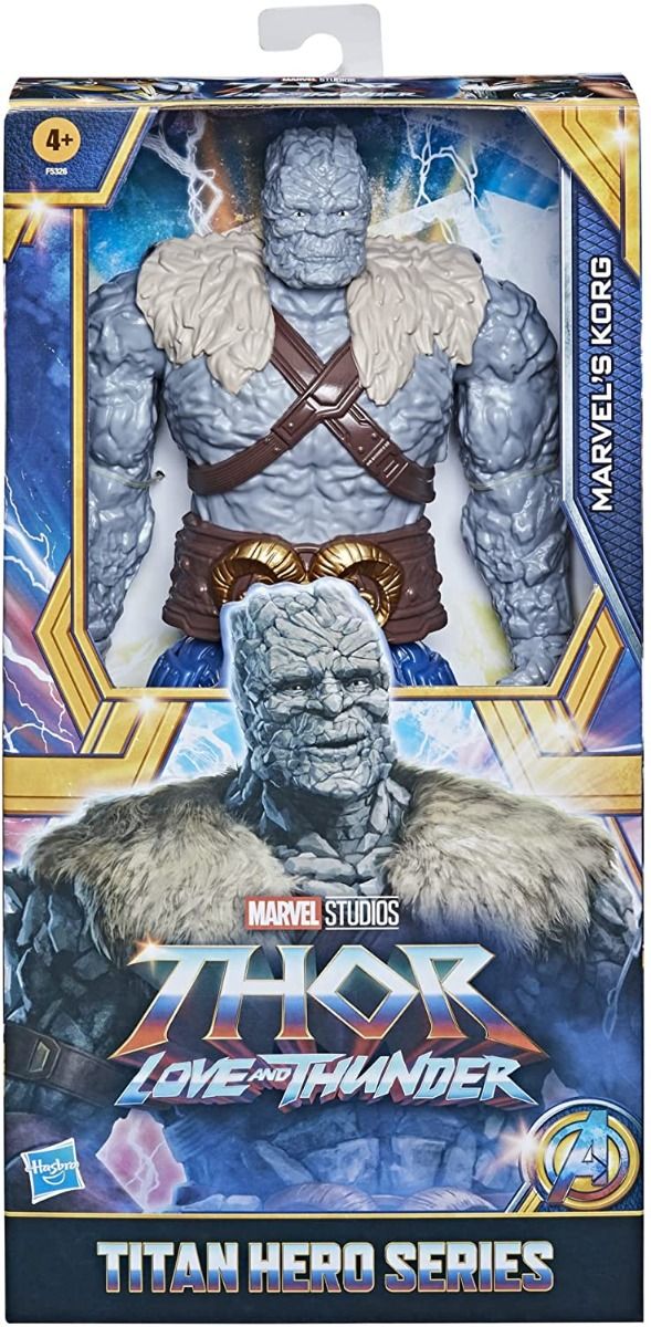 AVENGERS TITAN HERO SERIES THOR: LOVE AND THUNDER FIGURA DE KORG