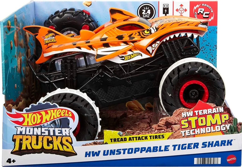 Hot Wheels Monster Trucks Tiger Shark 1:15