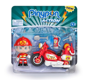 Pinypon Action Moto de Bombero