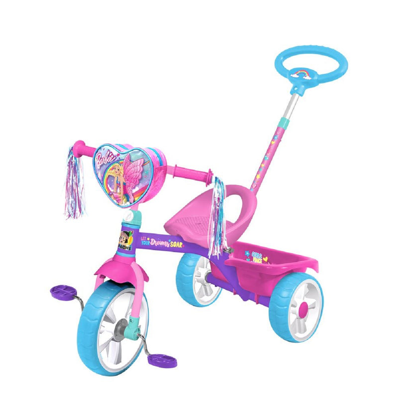 Triciclo Barbie Deluxe Pushbar