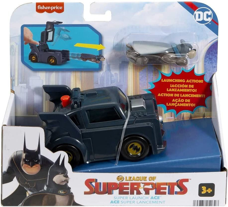 DC Liga de Super Mascotas Ace Coche lanzador de juguete