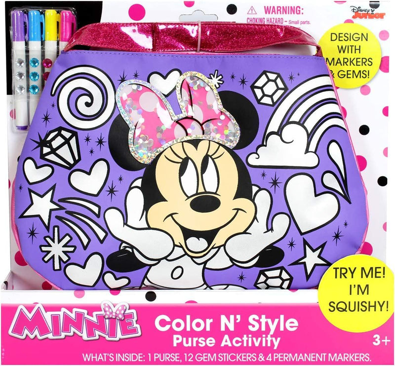 BOLSO PARA COLOREAR DE MINNIE MOUSE