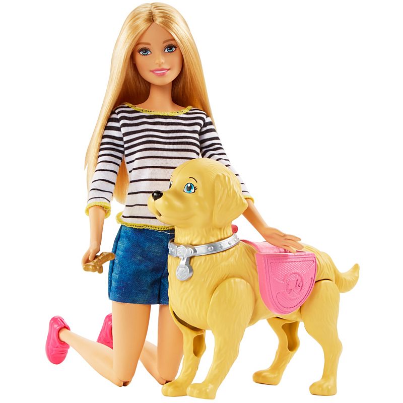 Barbie Paseo de Perrito - Mattel
