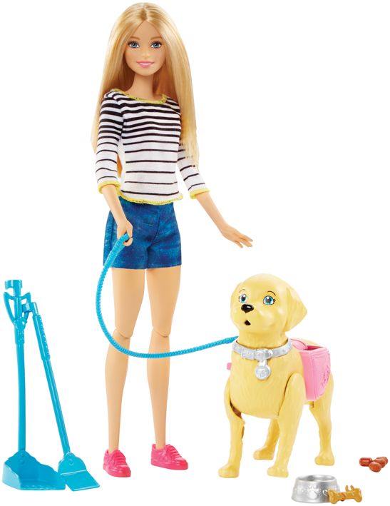 Barbie Paseo de Perrito - Mattel
