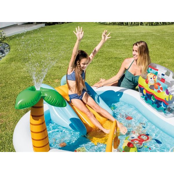 Centro de Juego Inflable Pesca Diversión -Intex