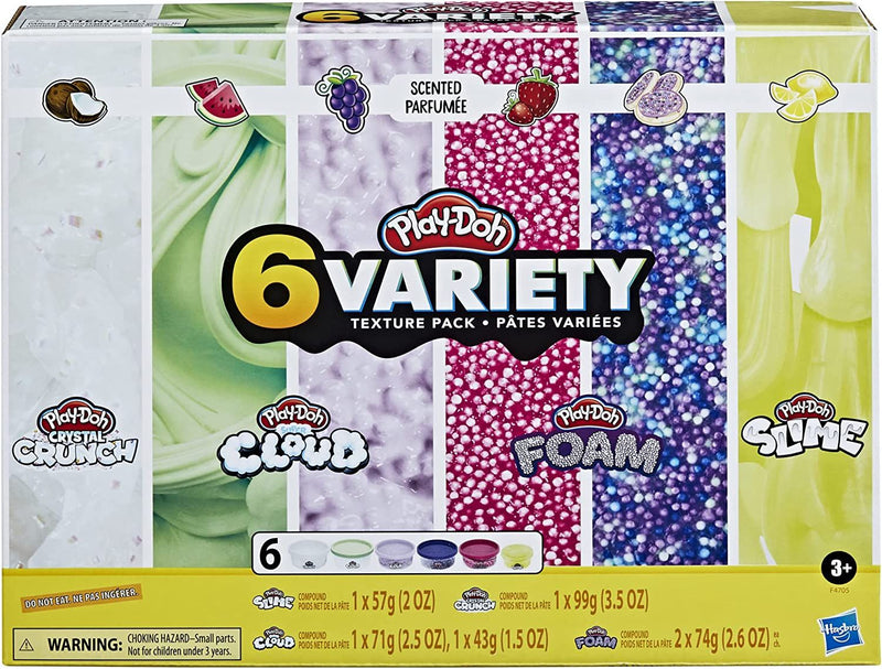Play-Doh Slime Crystal Crunch Super Cloud y espuma
