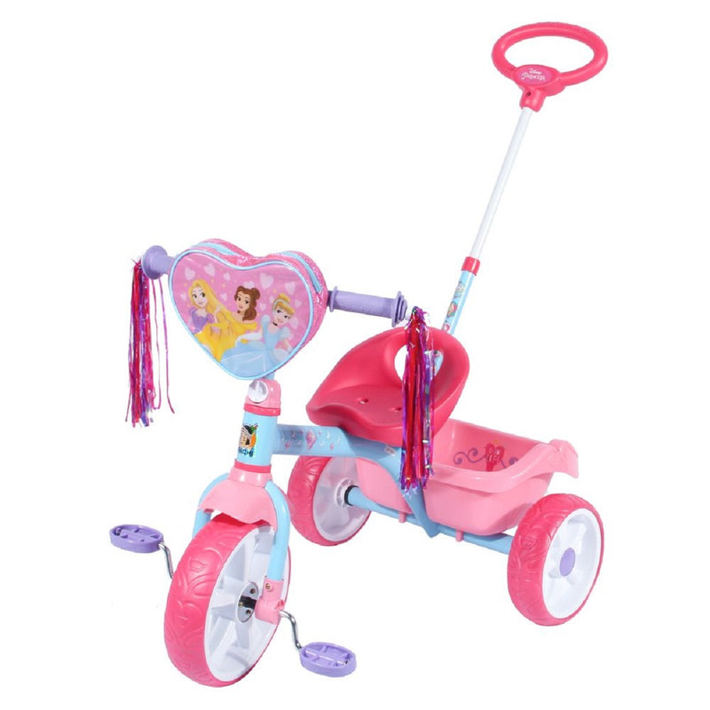 Triciclo Disney Princess Deluxe Pushbar