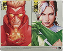Marvel Hasbro Legends Series Figuras coleccionables de Rogue y Pyro