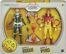 Marvel Hasbro Legends Series Figuras coleccionables de Rogue y Pyro