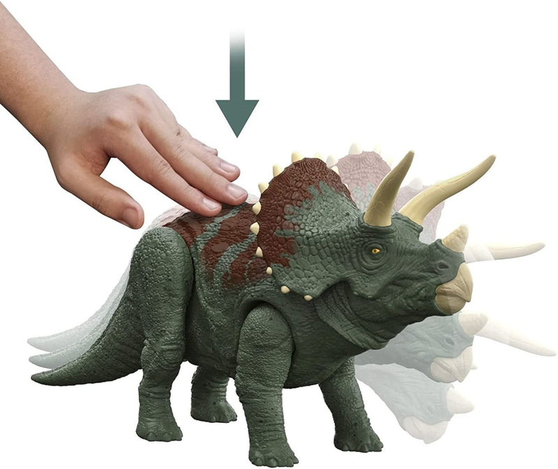 Jurassic World Triceratops Ruge y Ataca