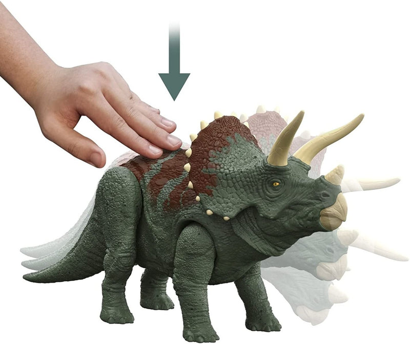 Jurassic World Triceratops Ruge y Ataca