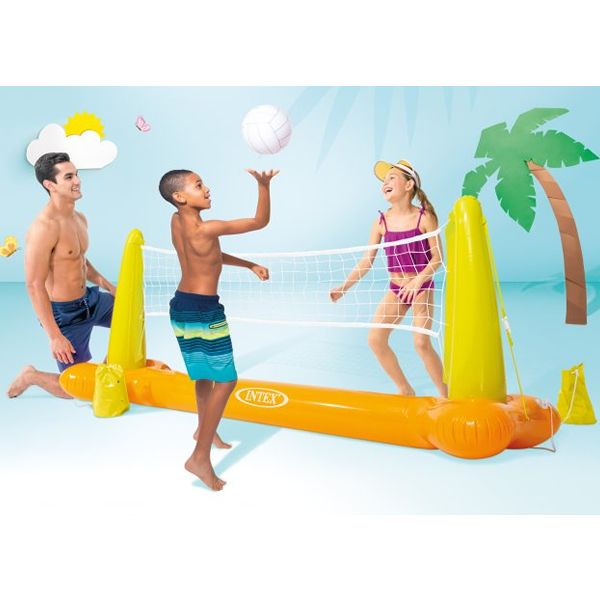 Juego de Volleybol Inflable para Piscina -Intex